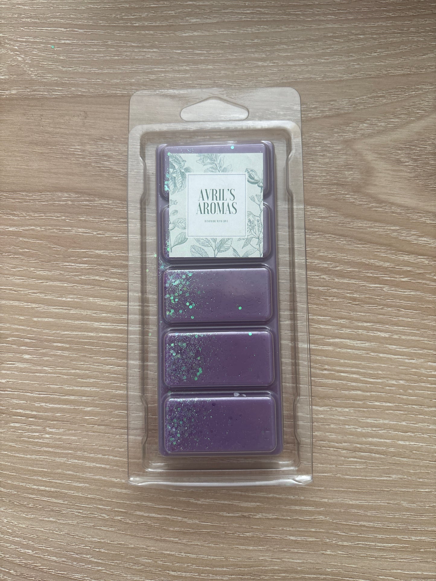Lavender, highly scented, wax melt, snap bar