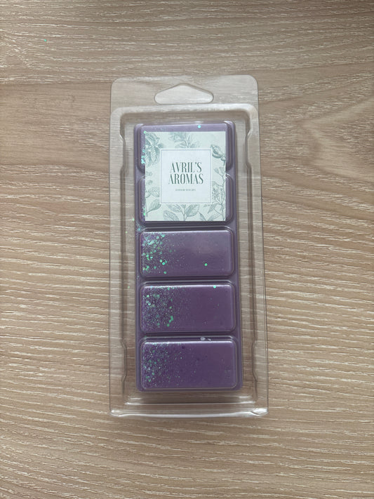 Lavender, highly scented, wax melt, snap bar